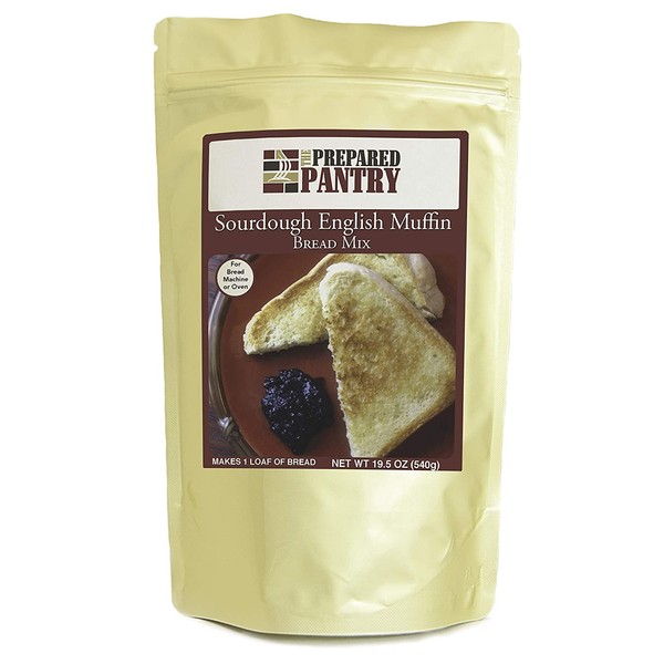 The Prepared Pantry Sourdough English Muffin Bread Mix; Single Pack; For Bread Machine or Oven