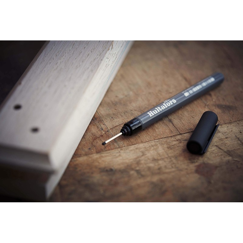 Hultafors Deep Hole Marker - Black - For Marking Hard