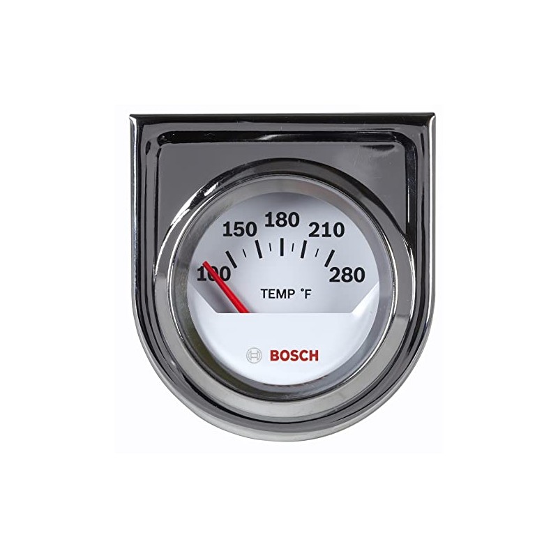 Bosch SP0F000040 Style Line 2" Electrical Water/Oil Temperature Gauge (White