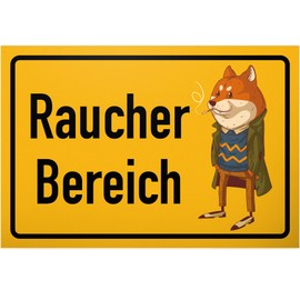 DankeDir! Smoking Area – 30 x 20 cm Sign – Saying Sign Birthday Gift Funny Saying Smoker Door Sign Smoking Area – Party Decoration Party Colleagues Friends Gift Idea Gift