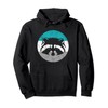 Raccoon Retro Gift For Men or Boys Pullover Hoodie