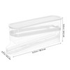 JECOMPRIS Fridge Egg Holder Auto Rolling Egg Container for Refrigerator