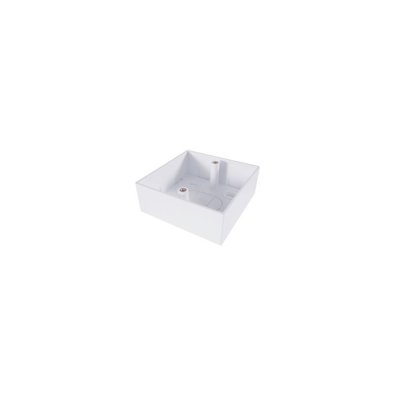 Einzelne Backbox, weiß, Wandplatten und Bodenboxen, audiovisuelles Kabel, 1 Stück