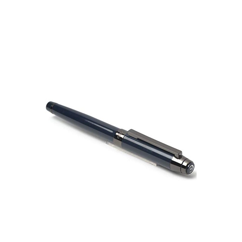 Cerruti NST9472N 1881 Heritage Dark Blue Brass Fountain Pen in