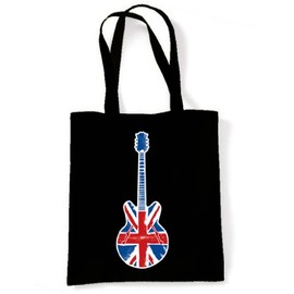 Union Jack Guitar Eco Friendly Tote / Shoulder Bag