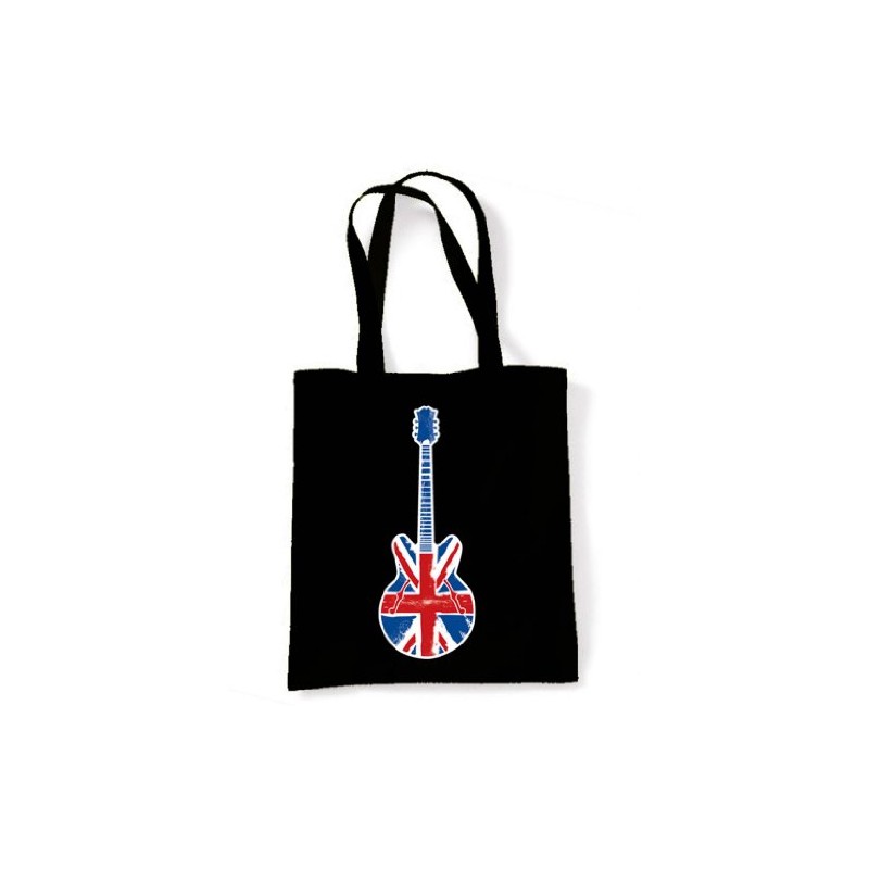Union Jack Guitar Eco Friendly Tote / Shoulder Bag