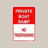 ZMKDLL Private Boat Ramp No Trespassing Camp Boat Launch Indoor/Outdoor