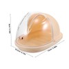 Gatuida Countertop Makeup Sponge Holder Portable Organizer with Lid for