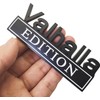 2pcs Valhalla Edition Metal Car Truck Bumper Emblem 3D Badge