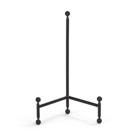 TRIPAR Modern Tripod Easel Display, Black Finish - Lightweight & Durable Design - Perfect for Displaying Decorative Pictures, Artwork, Plates, Tiles, & More (12 Inch)