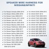 Fiegromech Speaker Wire Harness Compatible with Nissan Altima Frontier Murano