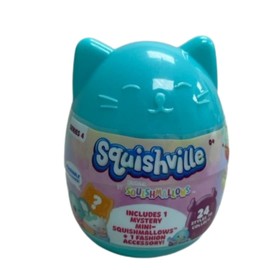 Squishville by Squishmallow Mini Squishmallow Plus Fashion Accessory - Series 4 - One Random Squishville Character Plus Fashion Accessory (Single)