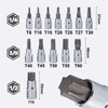 Torx Bit Socket Set 13pcs 3/8" Dr. T8 - T70