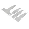 4PCS Reciprocating Saw Scraper Blade Multifunctional Stainless Steel Tile Cleaning