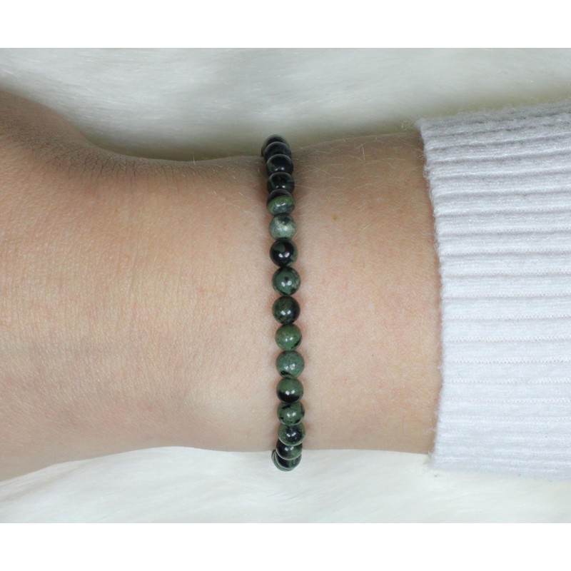 Echtes Eldarit Edelstein Armband mit 4mm Perlen - verschiedene Längen