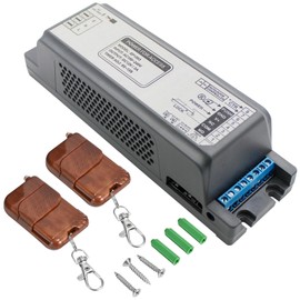 Smart Power Supply Controller, AC 110-240V to DC 12V 3A Adapter, Tuya App Control & 433MHz Remote Compatible, for Access Control Systems and Smart Home Devices (SP1203（12V/3A）)