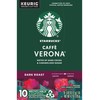 Starbucks Coffee K-Cup Pods, Caffè Verona, Dark Roast Coffee with