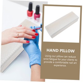Vaguelly Nail Arm Rest Cushion for Manicure Durable PU Hand Pillow for Nail Art Comfortable Support for Home Salon Use Easy to Clean
