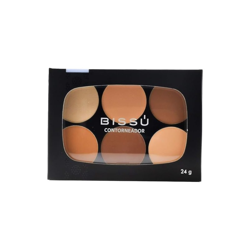 Paleta De Contorneadores En Polvo, Bronzer, Contour, Iluminador - 24