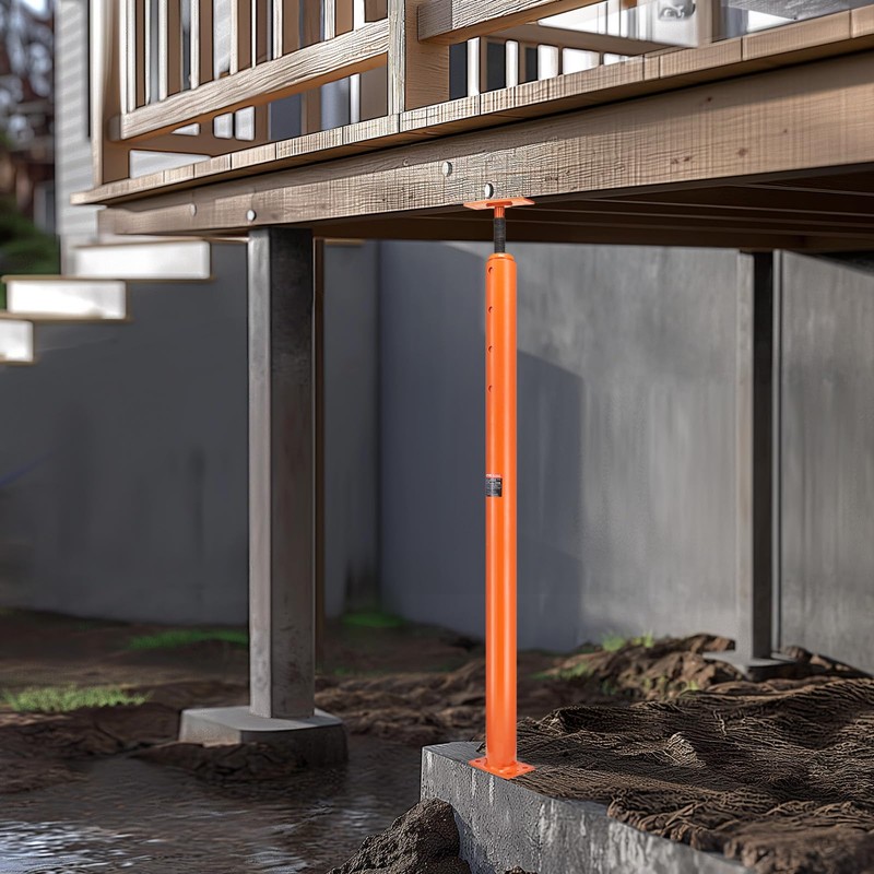 VEVOR House Floor Jack, 54"-150" Height Range, 11200 lbs Max