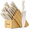 Knife Set, Astercook 22-Piece Kitchen Knife Set with Block &