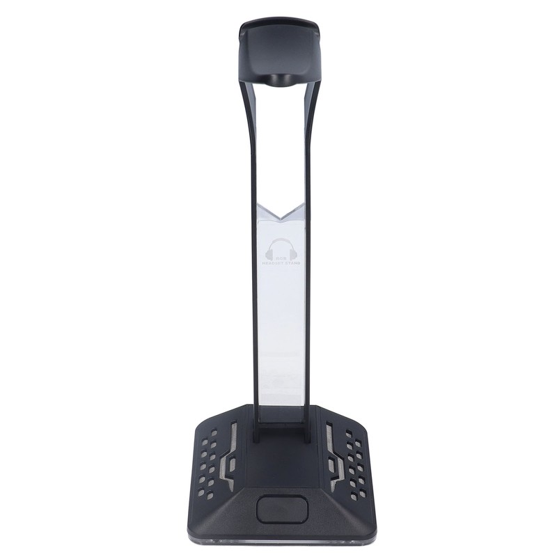 RGB Headphone Stand 2 USB Ports Multifunction Gaming Headset Holder