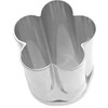 Kanda 075022 18-8 Stainless Steel Vegetable Cutter, Plum Shape, Large