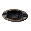 Cigar Ashtray with 2 Holders Slot Portable Indoor Cigar Ashtray