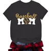 Baseball Mama & Mom Shirts with Gold Foil - Support