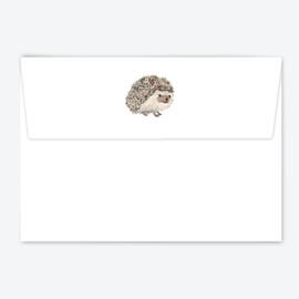 Me Loovely Hedgehog Letter Writing Paper and Envelopes Set Animal Stationery Supplies A5 Size Papers Set for Office Home & School | Christmas Gifts (Refill Pack of 20)