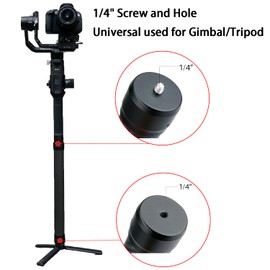 HAFOKO Ronin S Gimbal Professional Carbon Fibre Extension Monopod Pole Pole 1/4 Inch for DJI Ronin S Ronin SC RS3 R3 PRO RS2 RSC2 Zhiyun Crane 2 Crane 3 Weebill Gimbal Stabiliser