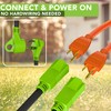 Leisure Cords 24'' RV Y Adapter Cord 30 Amp Male