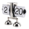 Retro Digital Flip Down Clock Flip Desk Clock Mechanical Battery