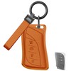 for Lexus Key Fob Cover, Premium Aluminum and Leather Protector