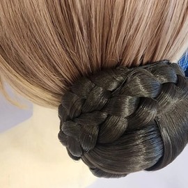 Bun Hair Wig Gachae Hanbok Dumpling Hair (WFLO6RY) / 올림머리 가발 가채 한복 만두머리 (WFLO6RY)