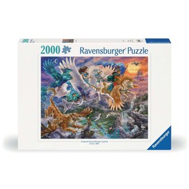Erwachsenenpuzzle 2000 Teile - Auf dem Pegasus durch die Lüfte