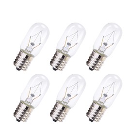 DGE 8206232A Microwave Light Bulb, T8 Microwave Exterior Light Bulb 25Watt Appliance Light Bulb Replacement Oven Part for 8206232A 1890433 8206232 AP4512653, 6Pack