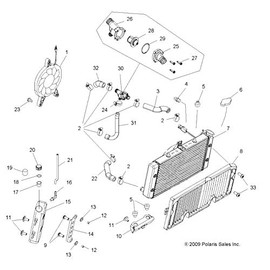 Polaris OEM Dual Temp Thermal Sensor 2007-2011 Outlaw 450 & 525 4011771
