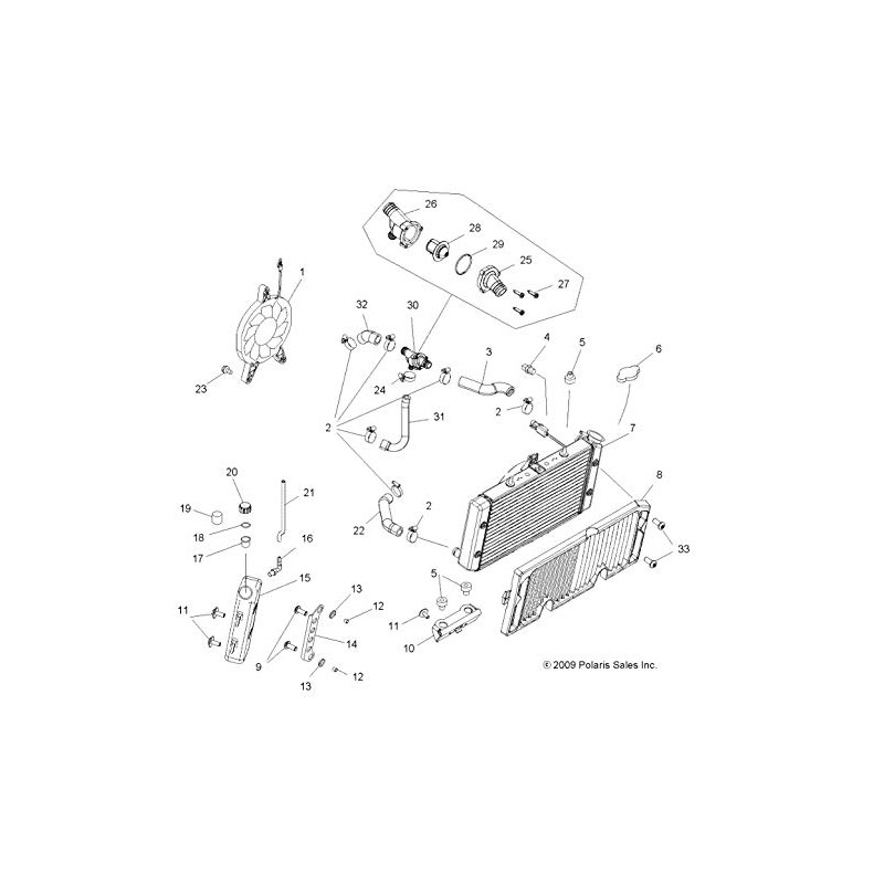 Polaris OEM Dual Temp Thermal Sensor 2007-2011 Outlaw 450 &