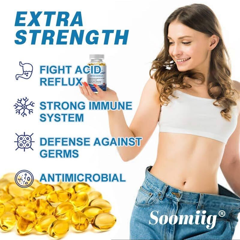 Soomiig Parasite-Blast Cleanse Detox Complex Support Inteatinal Health - 120