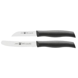 Zwilling Messer Twin Grip 2 teilig, Edelstahl, Silber/Schwarz, 38 x 28 x 28 cm, 2-Einheiten
