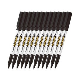 Monami Name Pen F 1.0mm Black 12 EA / 모나미 네임펜F 1.0mm 흑색 12EA