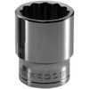 Facom SC.S Socket 0.5-Inch 12-Sided 28 mm Rouge et Noir