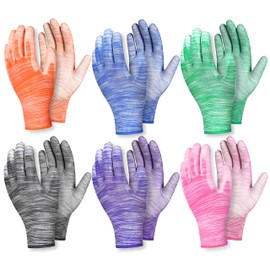 Nimalpal 6 Pairs Gardening Gloves for Women and Men Breathable Work Garden Gloves