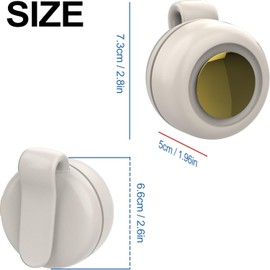 SULVGO Clip On Mini Bladeless Fan - Portable 3-Speed Personal Fan with USB-C, for Waist, Bag & Neck (Green)