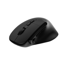 Ghajz Bluetooth & 2.4G Wireless Mouse with Jiggler, 4800DPI Wired Ergonomic Mouse for Carpal Tunnel with Firepower Button, Rechargeable Computer Mice with LED Light for Office, Gaming