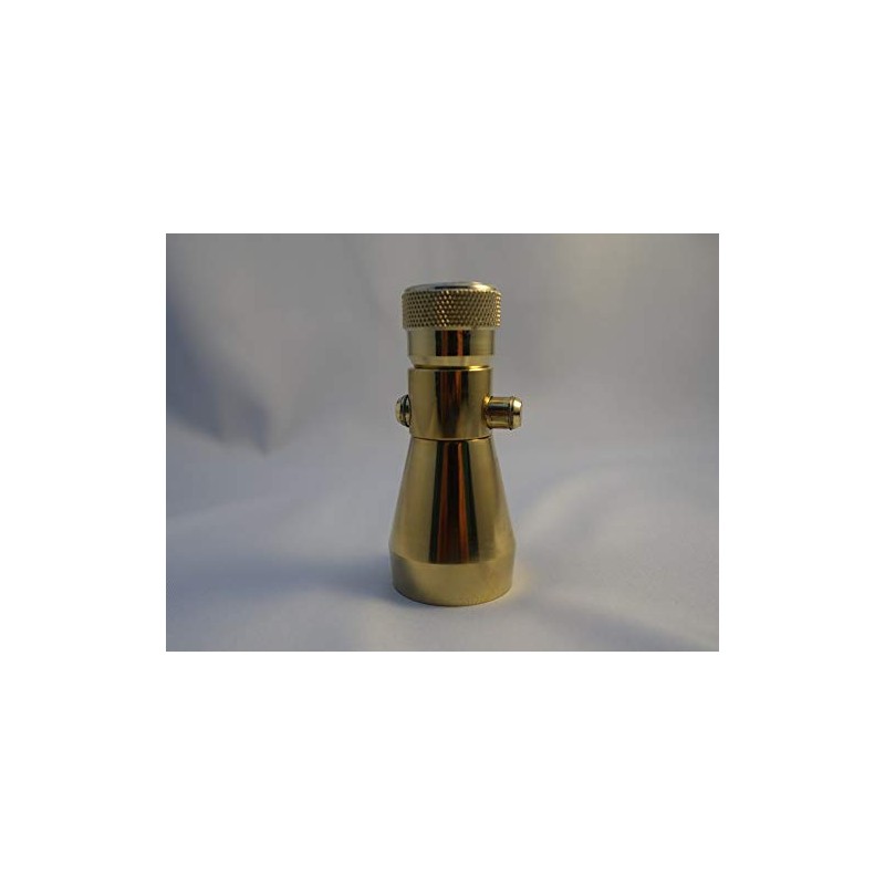 Jet Low Flow Brass Shower Head - Titanium Gold