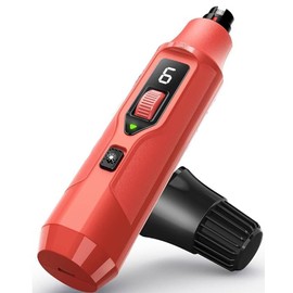 YABIFE 7-Speed Pet Nail Grinder with Light – Heavy Duty, Whisper Quiet Nail Trimmer for Dogs, Cats, Birds & Small Animals – Single-Handed Operation