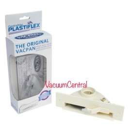 Universal, NuTone, Airvac, Beam, Electrolux, Eureka, Cana-Vac, EasyFlo, Element, MD Modern Day, Honeywell, Vacumaid, Vacuflo, HP, Smart Vacpan Central Vacuum Sweep Dustpan Inlet Valve - GENUINE - Plastiflex - Vac Pan - Almond