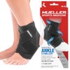 Mueller Estabilizador de tobillo ajustable, negro, talla única